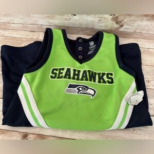 NEW-NFL Seahawks Kids Cheerleading dress - Green and Navy 3T